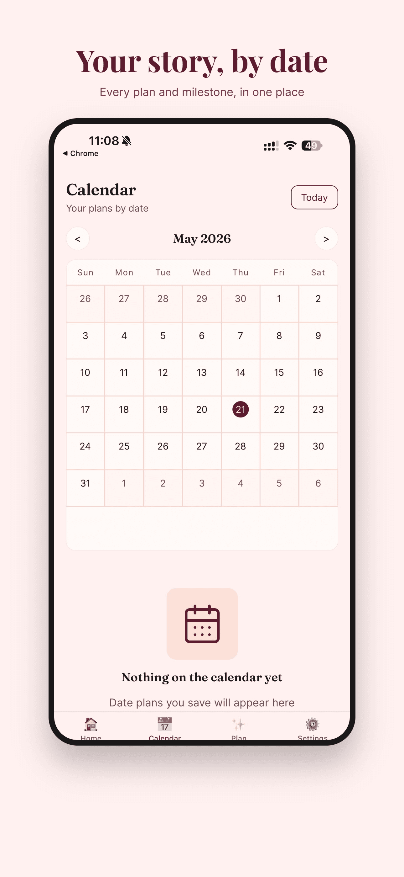Lock it into your calendar